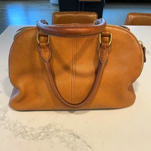 J Crew Tan Leather Purse (large)